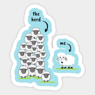 The Herd, and Me Sticker